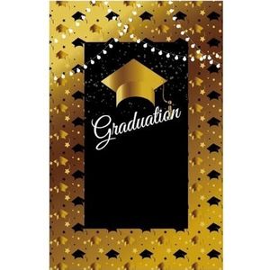Afstudeerachtergrond for fotografieklas van 2024 Gefeliciteerd afgestudeerden Prom Party Achtergrond Glitter Ballon Bachelor Caps (Color : NWH19079, Size : Vinyl 150x220cm)