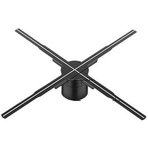 Holografische waaier, P65/25,6 inch 3D HD hologram-fanprojector, LED-holografische speler, ondersteuning for afbeelding, video, winkel, bar, feest, reclamedisplaylicht Videoprojector