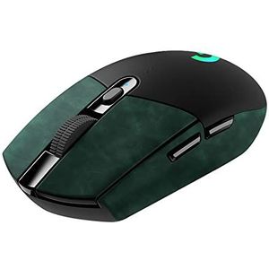 Muis, antislip griptape, geschikt voor Logitech G304, ultradun, comfortabel, zweetbestendig, superlicht, draadloze gamingmuishuid, gemakkelijk aan te brengen, zelfklevend ontwerp (groen)
