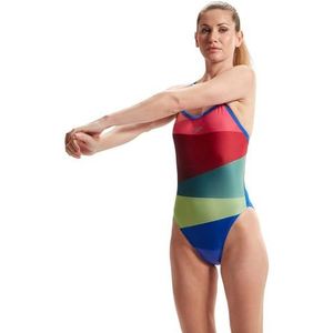 Speedo Placement Digital Turnback Badpak (UK), maat 38