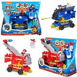 PAW Patrol - Transformerende Rise'n'Rescue-speelgoedvoertuig met actiefiguren en accessoires - stijlen kunnen variëren