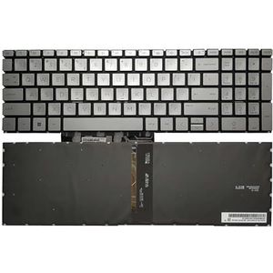 Voor HP Pavilion 15-EG 15-EH TPN-Q246 TPN-Q245 US/Russisch laptoptoetsenbord(Silver US backlit)