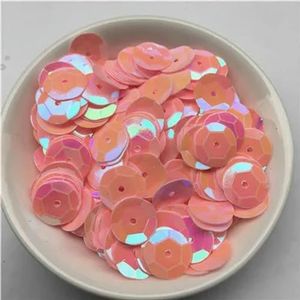 480 stks/partij (20g) 10mm Grote Pvc Ronde Cup Pailletten Pailetten naaien Bruiloft ambacht voor vrouwen Kledingstuk Accessoires-AB Licht Roze