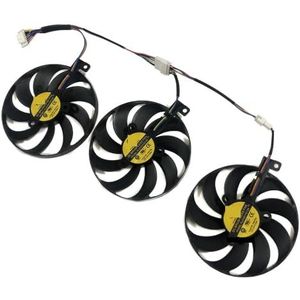 3 stuks T129215SU PLD09210S12H, GPU-kaartventilatoren voor ASUS voor ROG voor STRIX RTX 2080 2080Ti RTX2080 RTX2080Ti voor GAMING(Triple PLD09210S12H)