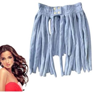 szaluyk Heatless krulstaaf hoofdband - stylingtool voor krullend haar, 2-in-1 | haarrollers, snel water absorberen, pastavormen voor lang haar, krullend haar, meisjes