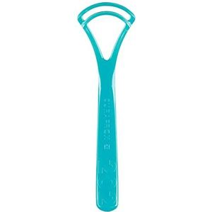 Curaprox Tongreiniger – Dubbelbladige Schraper Met Gladde en Gekartelde Randen Voor Effectieve Verzorging Van Een Frisse Adem | Enkele Verpakking | Gemaakt in Zwitserland