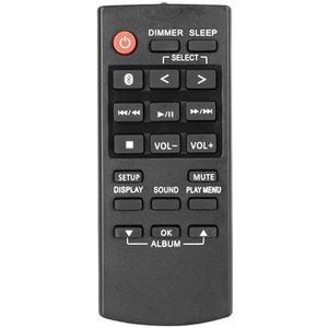 N2QAYB001215 Afstandsbediening compatibel met Panasonic audiosysteem SC-UA30 SC-TMAX10 SC-TMAX40 SC-UA30E-K SC-UA30GSXK SC-AKX320E-K