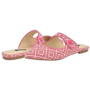 Nine West Dames Barbrap2 Muilezel, Roze/Wit 660, 6.5 UK, Roze Wit 660, 39.5 EU