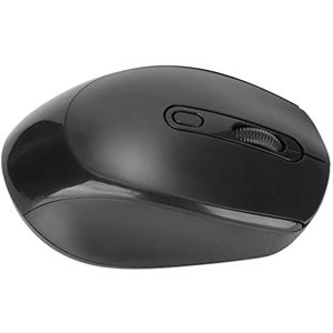 Draadloze Mechanische Muis, Nauwkeurige Positionering, Oplaadbare Draadloze Muis, DPI-Aanpassing op 3 Niveaus (zwart)