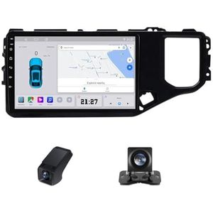 Android 13 Auto Radio geldt voor Chery Tiggo 4X 5X 2019-2020 met Bluetooth Navi 9 inch Touchscreen Auto Radio met FM/RDS 4G LTE 5GWiFi Stuurwielbediening Achteruitrijcamera(NF-2)