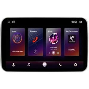 10,1 inch HD 1280 * 720 Auto Hoofdsteun Monitor Achterbank Multimedia Sfeerverlichting BT(2-32GB 1PC monitor)