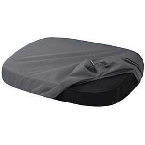 Originele Quick-Cover® BASIC matrasbeschermer hoes hoeslaken polyester - voor hondenmatras hondenmat hondenbank (DR5 OVAL | MAX. 100x90 cm / 115x80 cm / 120x70 cm, 02 grafiet)