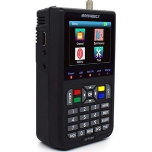V9 Finder Digitale Satellietzoeker LCD 3,5 Inch DVB-S/S2 H.265(Orange)