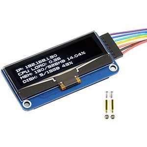 2.23 inch OLED display HAT for Raspberry Pi/Jetson Nano/Arduino 128×32 pixels SPI Oled I2C Display with SSD1305 Driver