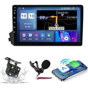 Android 14 Auto Stereo Navi voor Ssangyong Kyron (2005-2011) 9 ""QLED-scherm Autoradio met draadloze carplay Android Auto GPS Navigatie met Bluetooth 5.0 HIFI FM 5G-WiFi SWC RDS MIC,M200s