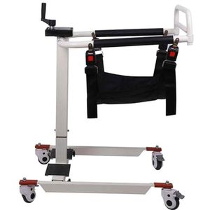 Handicap Transfer Stoellift van bed, Ouderen Patiënt Transfer Lift Gehandicapte Rolstoel, Patiënt Lift Transfer Stoel voor Thuis/Auto, Verdikte Stalen Pijp, Opvouwbare Capaciteit 150kg