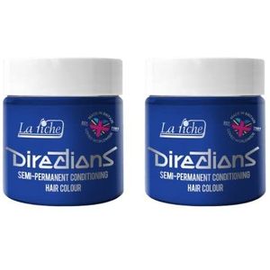 La Riche Directions Semipermanente haarverf, 100 ml, blik van 2 stuks, Atlantic Blue
