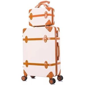 Middelgrote koffer, bagage, Flight Rider-koffer, middelgrote koffer op vier wielen, koffer(A set of 2-01,20"")