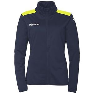 uhlsport Kempa Emotion 27 Poly-jack voor dames, sportjack, trainingsjack, uitgaan-jas voor dames en meisjes, zonder capuchon met zakken met ritssluiting