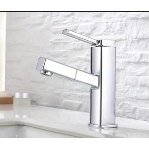 Antiek bronzen wastafelkranen badkamerkraan warm en koud messing badkamer wastafel kraan badrandcombinaties lavotory kraan mixer waterkraan (kleur: lichtgrijs)