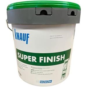 Knauf - Super Finish - Multifunctionele Plamuurmassa - Emmer 20 kg - Wit