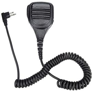 DCALU Zware Schouder Afstandsbediening PTT Handheld Speaker Microfoon Fit for Motorola CP200 XLS PR400 EP450 GTX GP300 P1225 Xtni Vl50 Radio Walkie Talkie Mic