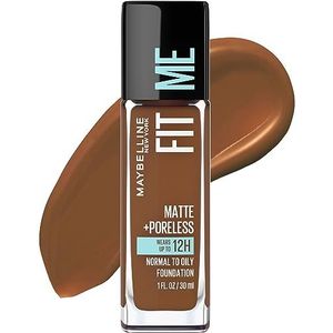 MAYBELLINE - Fit Me Matte + Poreless Foundation Deep Bronze - 1 fl oz (30 ml)