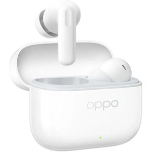 OPPO Enco Buds3 Pro True Wireless oordopjes, Bluetooth 5.4 in-ear hoofdtelefoon stereo, diepe bas, ruisonderdrukking, heldere zang, 54 uur speeltijd, 12,4 mm dynamische driver, IP55, Glaze White