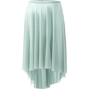 Volwassen Ballet Rok Vrouwen Mesh Dance Tulle Kleding Chiffon Rokken Voor Vrouwen, Lichtgrijs, Eén maat