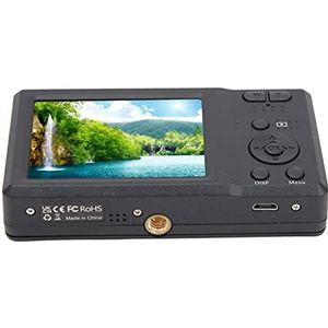 Autofocus Point and Shoot 56 MP 4K 20x flitser digitale camera burst 2,7 inch zwart voor op reis (zwart)