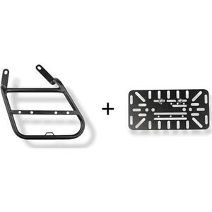 bagagedrager Voor CL250 Voor CL300 Voor CL500 2023-2024 Motorfiets Zadeltas Linkerkant Kofferbak Tas Steunbeugel Zijkant Kofferbak Houder Motorfiets bagagedrager(Left+Panel)