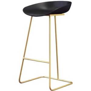 Bistrokruk Barkrukken Barkruk Moderne Barstoor Ijzeren Barkrukken Kunststof Stoel Bar Stoel Café Hoge Kruk Huis Voor Keukens Ontbijtstoelen Barstoelen(A,Sitting Height 75cm)