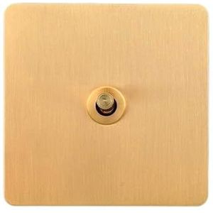 Wandschakelaar, bedieningsschakelaar 1-4 gang 2-weg enkele dubbele bedieningslampschakelaar 86 type retro handgemaakte schakelaar vintage paneellichtschakelaars schakelaar for woonkamer (kleur