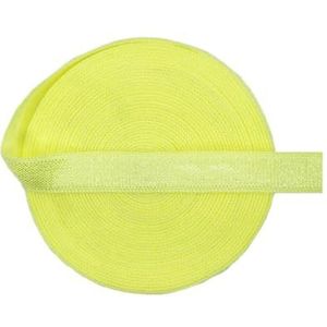Glanzende niet-vouwbare elastische 3/8"" 10mm spandex satijnen band bh-band lingerie ondergoed naaien rand 50 100 yard door spoel-citroen-10mm-100 yards