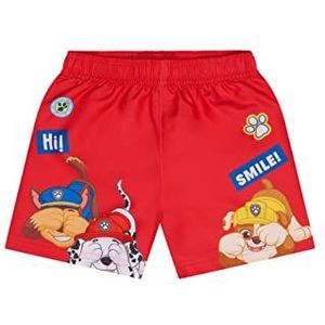 Paw Patrol Chase Marshall Rubbles zwembroek zwembroek, rood, 110/116 cm