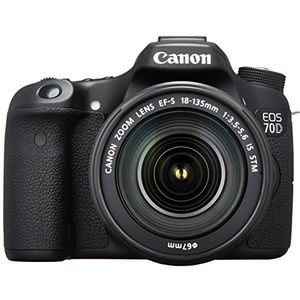 Canon EOS 70D 20,2 MP Digitale SLR Camera met Dual Pixel CMOS AF en EF-S 18-135mm F3.5-5.6 IS STM Kit