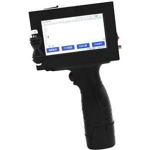 Handbediende Inkjetprinter, 12,7 mm variabele QR-balk batchcodenummer logolabel draagbare handjet handheld thermische inkjetprinter Slim Sneldrogend Printen (Color : Printer 3 black ink, Size : 1)