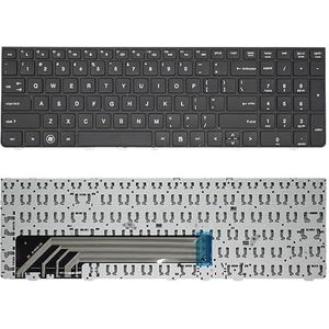Amerikaans Russisch laptoptoetsenbord voor HP Probook 4530, 4530S, 4730, 4730S, 4535S, 4735s met zilverzwart frame(US Black Frame)