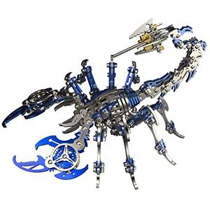 JoyMate Scorpion King 3D metalen puzzel, modelbouwset, doe-het-zelf, mechanische puzzel, 200 delen, bouwspeelgoed voor volwassenen en kinderen