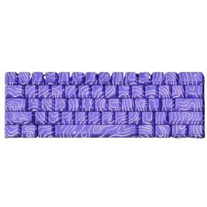 QPSJXN IMD-Tech Topografische keycaps 61/84/118 Keyboards OEM-profiel, briljant profiel voor spelers (paars 61 toetsen)