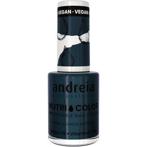 Andreia Professional NutriColor - Ademend Vegan Nagellak - Kleur NC24 Blue Teal - 10.5ml
