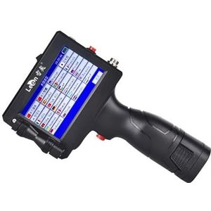 12,7 mm draagbare codeermachine Draagbare kleine inkjetprinter Productiedatum Kroonkurk Logo Etiket Verpakking Afdrukken in meerdere formaten(Printer-Black HD Ink)