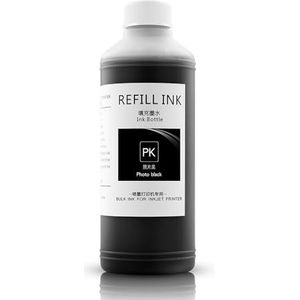 1000ML Dye Ink Refill for De-ignJet 500 510 700 750 800 1000 1050 1055 2000 3000 4000 4020 4500 4520 inkjetprinter(黑色)
