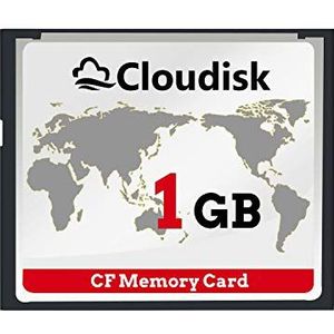 Cloudisk 1 GB CF-kaart Compact Flash-geheugenkaart, prestaties voor fotocamera's