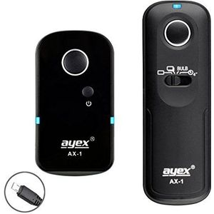 ayex Draadloze afstandsbediening AX-1 compatibel met Sony S2 zB Alpha A9 A7 A6500 A6000 A58 NEX-3N DSC-HX400 met vele functies zoals serieactiveringslamp