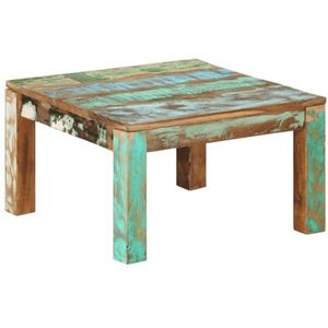 XGWKCNV Tafels Salontafel 60x60x35 cm Massief Reclaimed Hout Accent Tafels