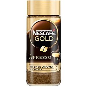 NESCAFÉ Gold type ESPRESSO, hoogwaardige instant-espresso met 100% fijne Arabica-koffiebonen, bevat cafeïne, met een fluweelzachte crema, 1 pak (1 x 100 g)