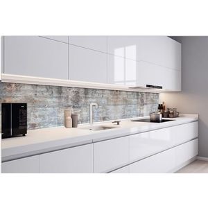 DIMEX Keukenachterwandfolie, zelfklevend, oude betonwandstructuur, 420 x 60 cm, plakfolie, decoratiefolie, spatbescherming voor keuken, made in EU