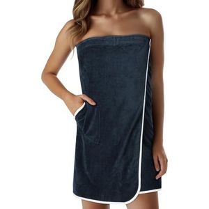 HOMELEVEL sauna handdoek voor dames - Katoenen saunakilt voor vrouwen - Met klittenband - Zachte, absorberende badstof - One size