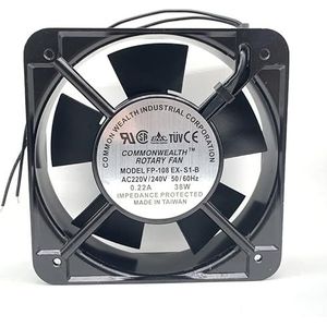 FP-108 EX-S1-B Rotary Cooling Fan AC220/240V 50/60hz 0.22A 38W 150mm